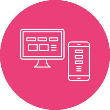 seo modern simgesinin vektör illüstrasyonu