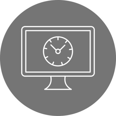 Kişisel ve ticari kullanım için vektör lcd simgesi.