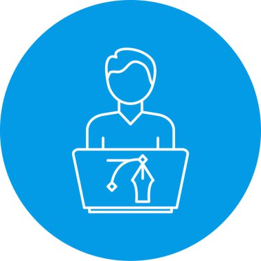 seo modern simgesinin vektör illüstrasyonu