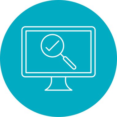 seo modern simgesinin vektör illüstrasyonu