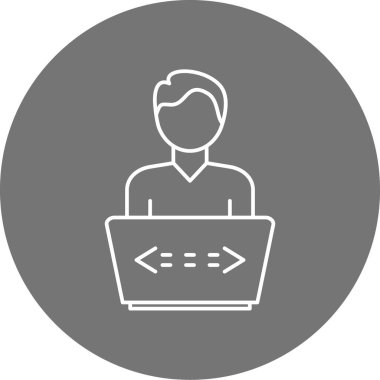 Seo simgesinin vektör illüstrasyonu