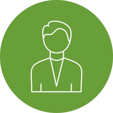 İnsan simgesinin vektör illüstrasyonu