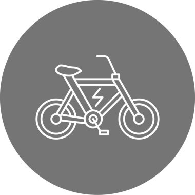 motosiklet vektör simgesi modern illüstrasyon