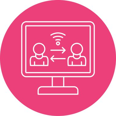 seo modern simgesinin vektör illüstrasyonu