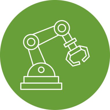 Robot simgesinin vektör illüstrasyonu