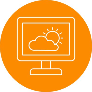 Hava simgesinin vektör illüstrasyonu