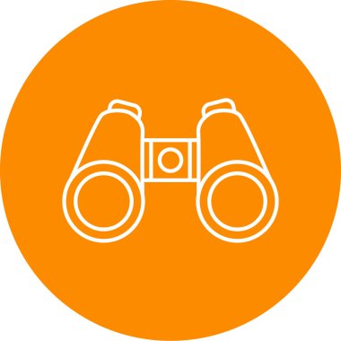 binoküler simge, vektör çizimi