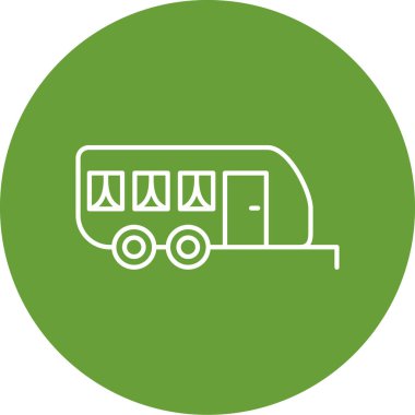 bus simgesi vektör illüstrasyonu