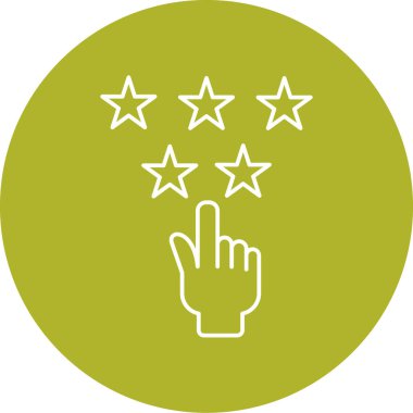 Web ve yazdırma için vektör el düz simgesi.