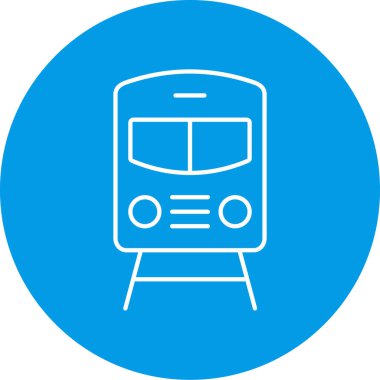 tren simgesi vektör illüstrasyonu