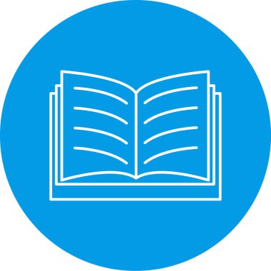 kitap simgesi vektör illüstrasyonu
