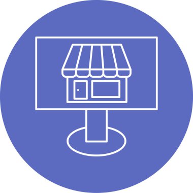 seo modern simgesinin vektör illüstrasyonu