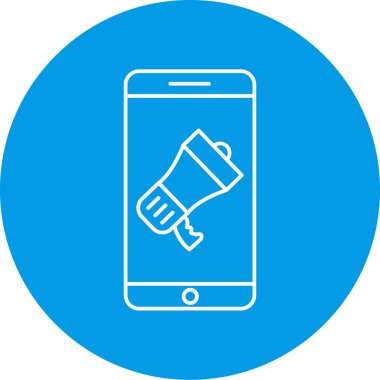 Cep telefonunun vektör uygulama simgesi