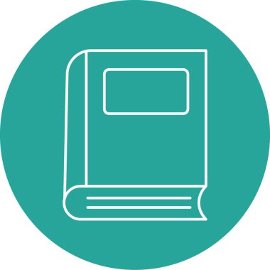 kitap simgesi vektör illüstrasyonu