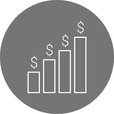 iş büyümesi simgesi vektör illüstrasyonu