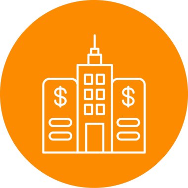 Modern binaların vektör illüstrasyonu