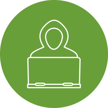 kullanıcı. Web simgesi basit illüstrasyon