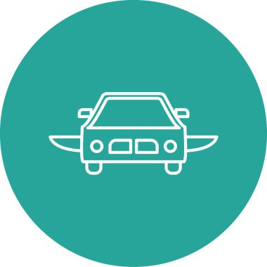 Modern otomatik simgenin vektör illüstrasyonu