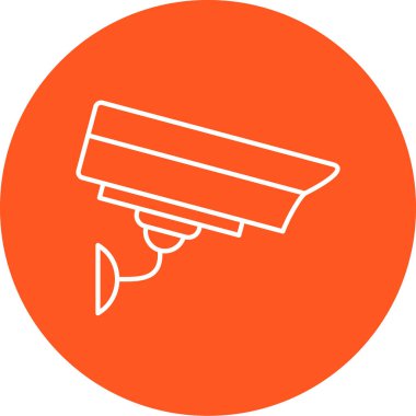 vektör cctv simgesi illüstrasyonu
