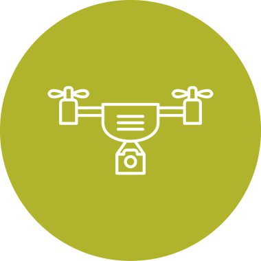 vektör drone simgesi illüstrasyonu