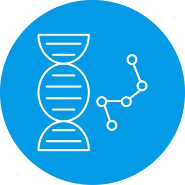 DNA simgesi vektör illüstrasyonu