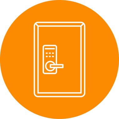 Güvenli modern simgenin vektör çizimi