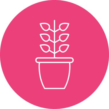 bitki simgesi vektör illüstrasyonu