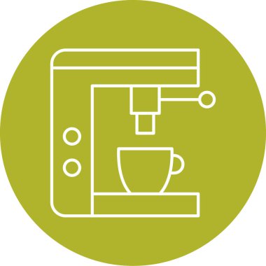 kahve fincanı simgesi, vektör illüstrasyonu