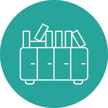 Modern eğitim ikonunun vektör illüstrasyonu