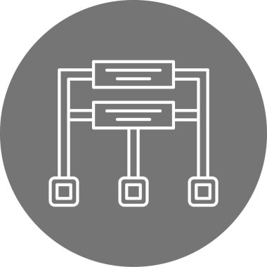 Modern b 'nin vektör illüstrasyonu eksik simgesi