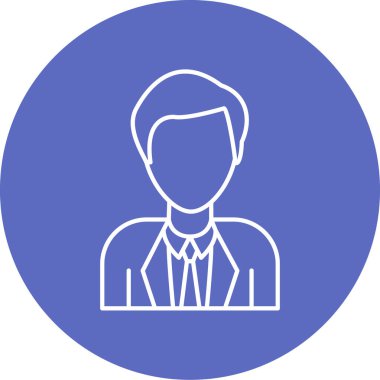 İnsan simgesinin vektör illüstrasyonu