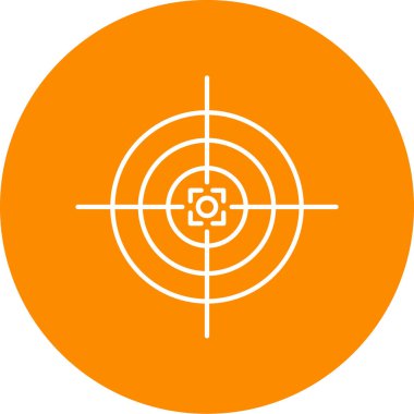 hedef simge vektör illüstrasyonu