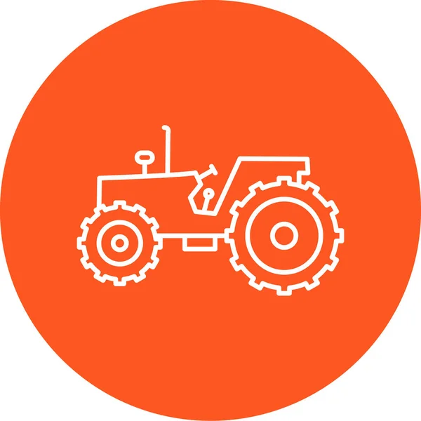 Tractor Icon Trendy Style Isolated Background — Wektor stockowy