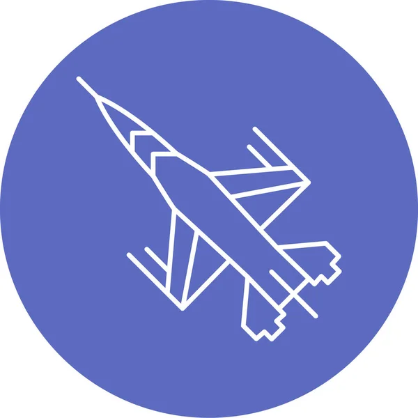 Gambar Vektor Ikon Pesawat - Stok Vektor