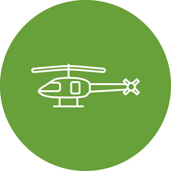 Векторна Ілюстрація Піктограми Вертольота — стоковий вектор