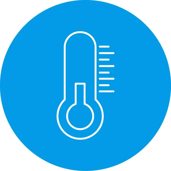 Vector Thermometer Icon Illustration — Stockový vektor