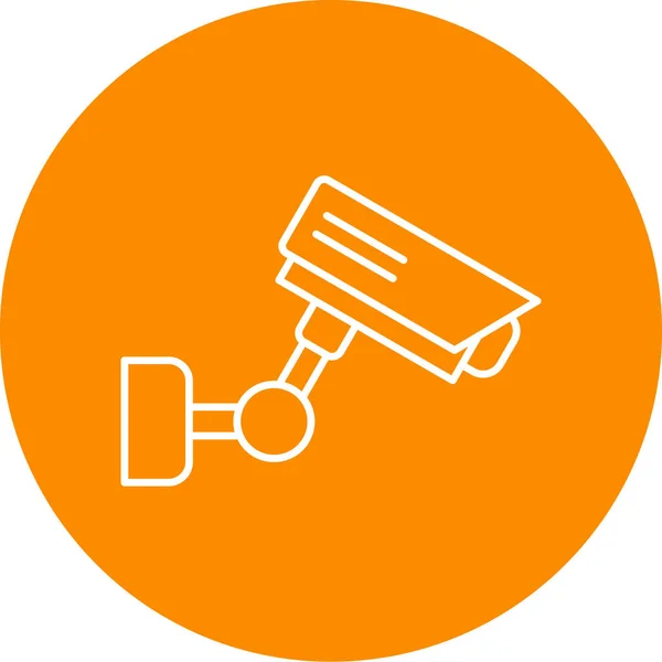 Security Camera Icon Personal Commercial Use — Vector de stock