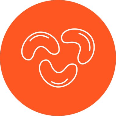 Fasulye simgesinin vektör çizimi