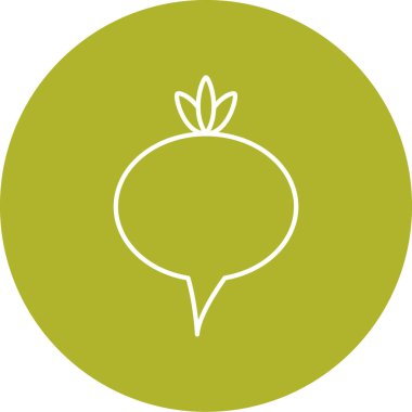 Vektör gıda ikonu. düz tasarım biçimi.