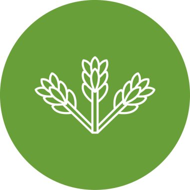 Buğday vektör çizgisi simgesi