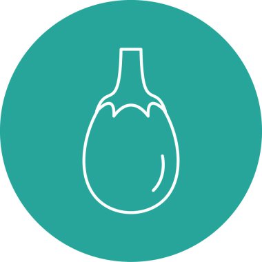 Sebze simgesinin vektör illüstrasyonu