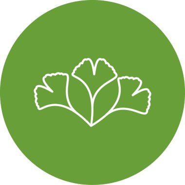 Sebze simgesinin vektör illüstrasyonu