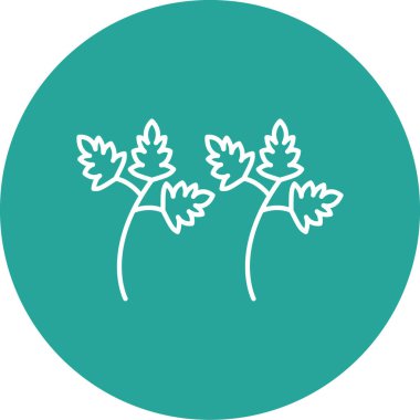 Ağaç simgesinin vektör illüstrasyonu