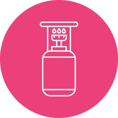 brülör modern simgesinin vektör illüstrasyonu