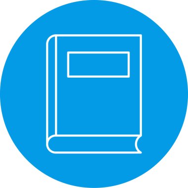 kitap simgesi vektör illüstrasyonu