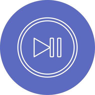 Yönü duraklat vektör illüstrasyonu