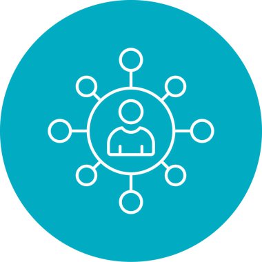 seo modern simgesinin vektör illüstrasyonu