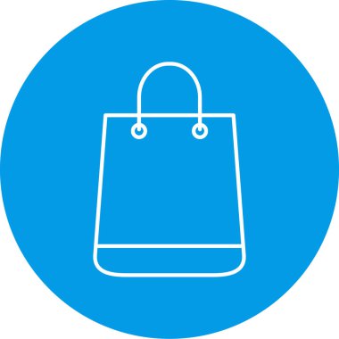 Vektör alışveriş torbası simgesi