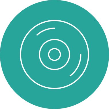 cd simgesi soyut arkaplanda izole edildi