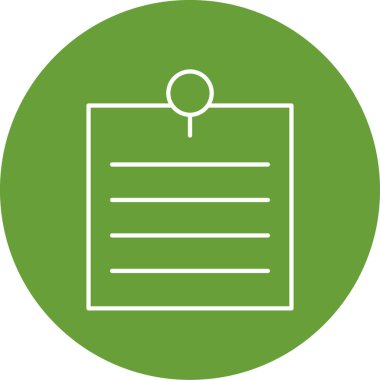 Pano simgesinin vektör illüstrasyonu